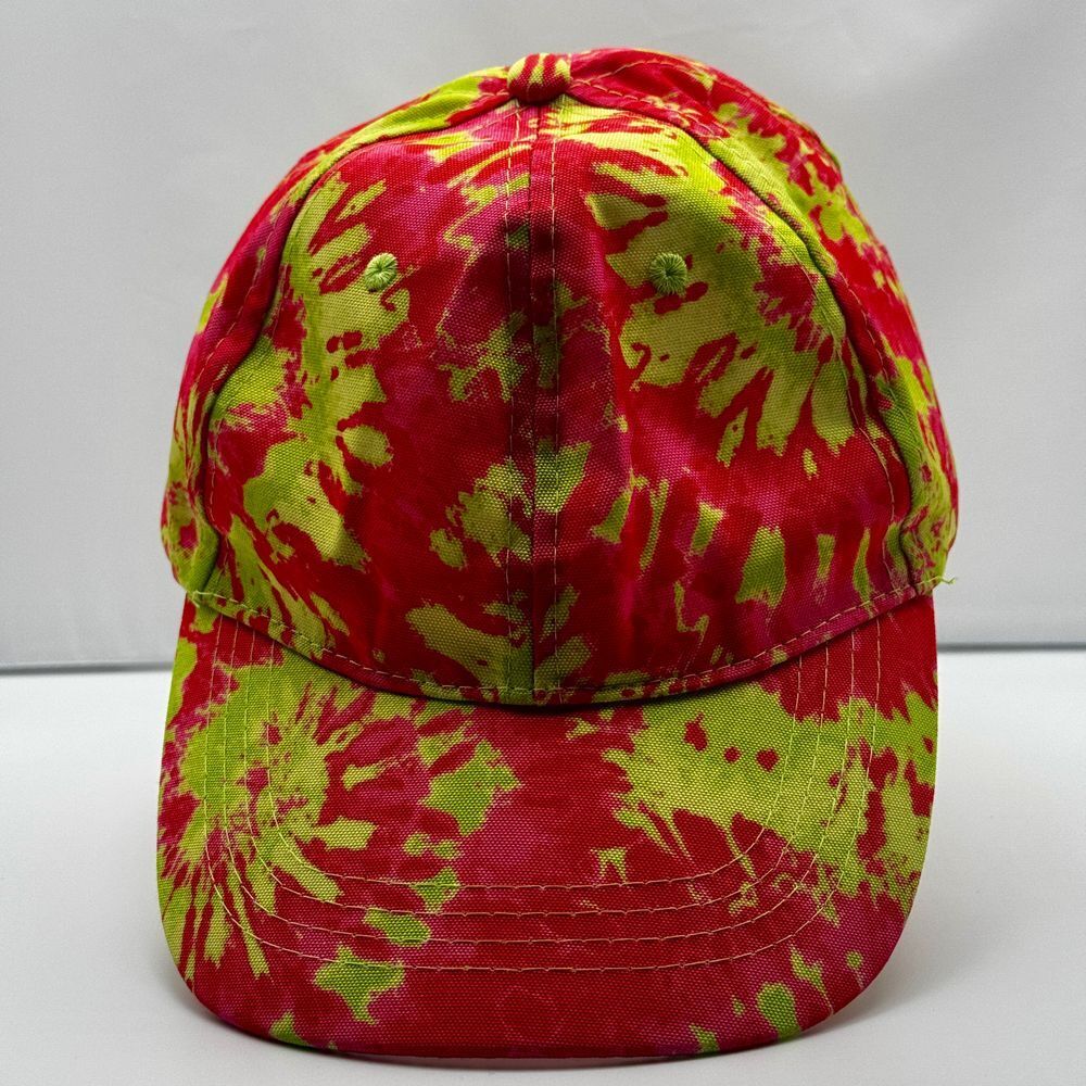 Jane & Berry, Cap Tie Dye, Hat, Women,‎ lime green, bright pink